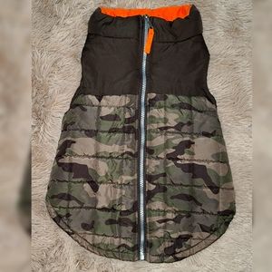 Camo Pet Coat Vest